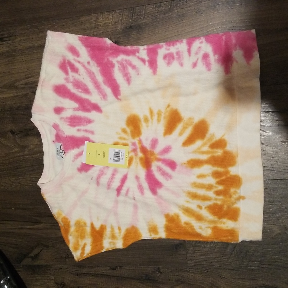 💓New w/tags Cabana by Crown & Ivy tie dye top girls Large💓